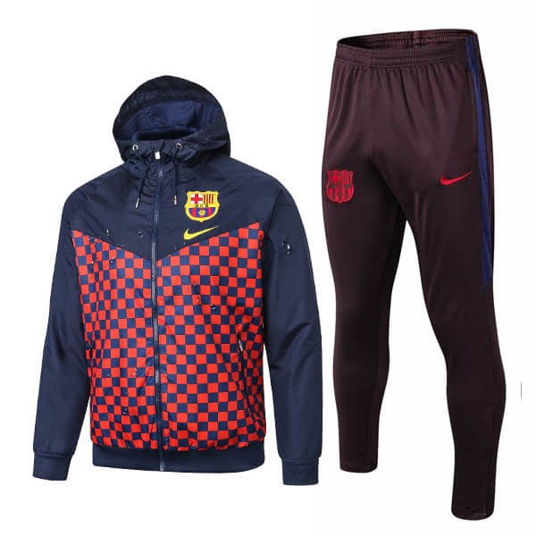 Rompevientos Barcelona Conjunto Completo 2019/20 Azul Rojo